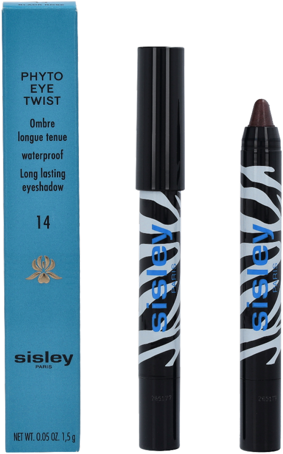 Sisley Phyto Eye Twist Atsparus vandeniui Long-Lasting Eyeshadow #14 Juodas Rose, 1.5 g