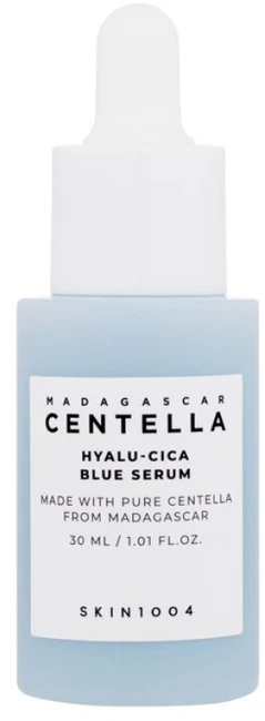 SKIN1004 Madagascar Centella Hyalu-Cica Blue Serum Veido serumas su hialuronu ir centele, 30 ml