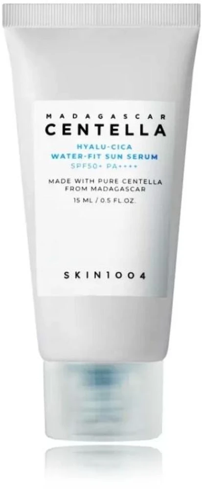 SKIN1004 Madagascar Centella Hyalu-Cica Water-fit Sun serum Apsauga nuo saulės SPF50+ PA++++, 15 ml