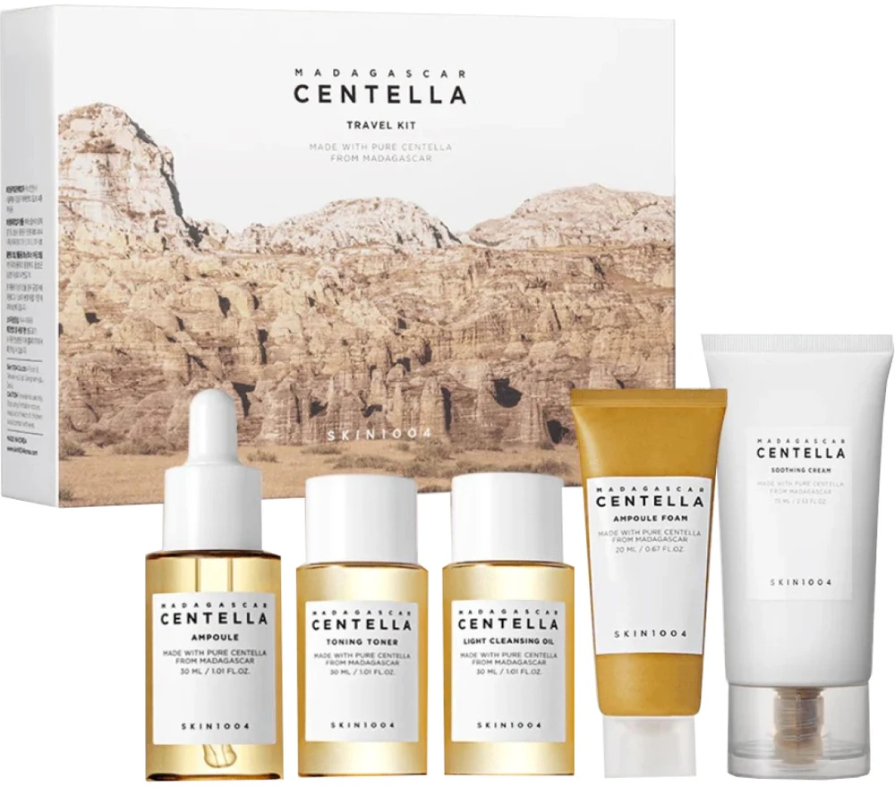 SKIN1004 Madagascar Centella Travel Kit kelioninis veido priežiūros rinkinys