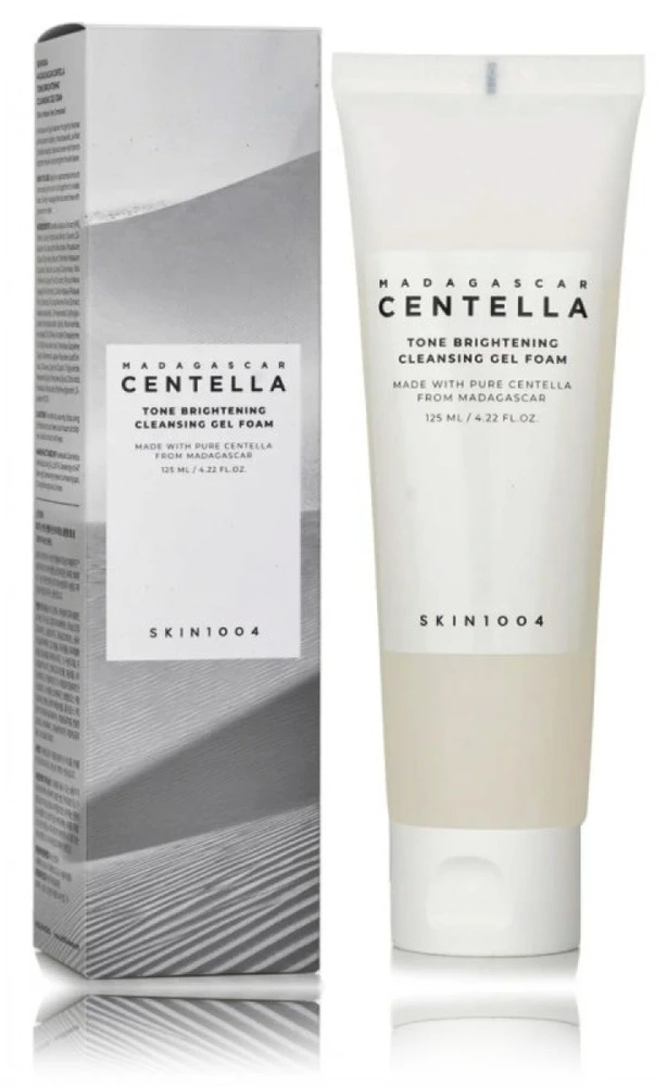 SKIN1004 Madagascar Centella Tone Brightening Cleansing Gel Foam gelinis veido prausiklis, 125 ml