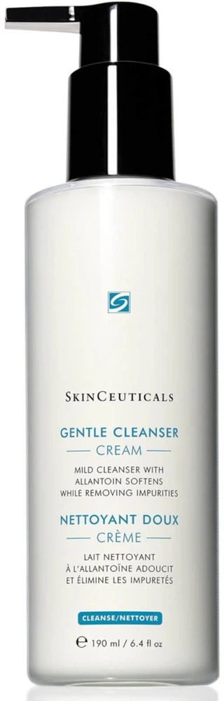 SkinCeuticals Gentle Valiklis Kreminis veido prausiklis jautriai odai, 190 ml