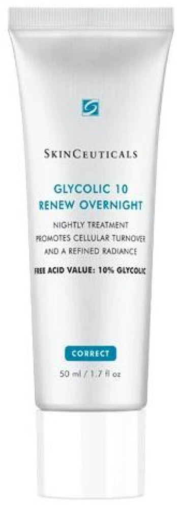 SkinCeuticals Glycolic 10 Renew Overnight Kreminis odą atnaujinantis naktinis kremas veidui, 50 ml