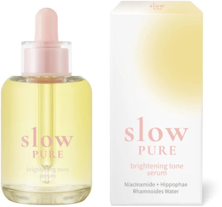 Slowpure Brightening Tone Brightening & Even Skin Tone Day & Night Serum For Face, 50 ml