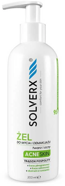 SOLVERX Acne Skin, 200 ml
