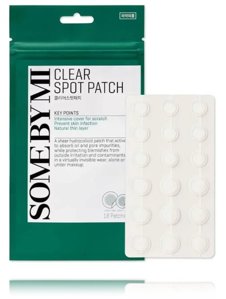 Pleistrai nuo aknės SOME BY MI CLEAR SPOT PATCH [18pcs]