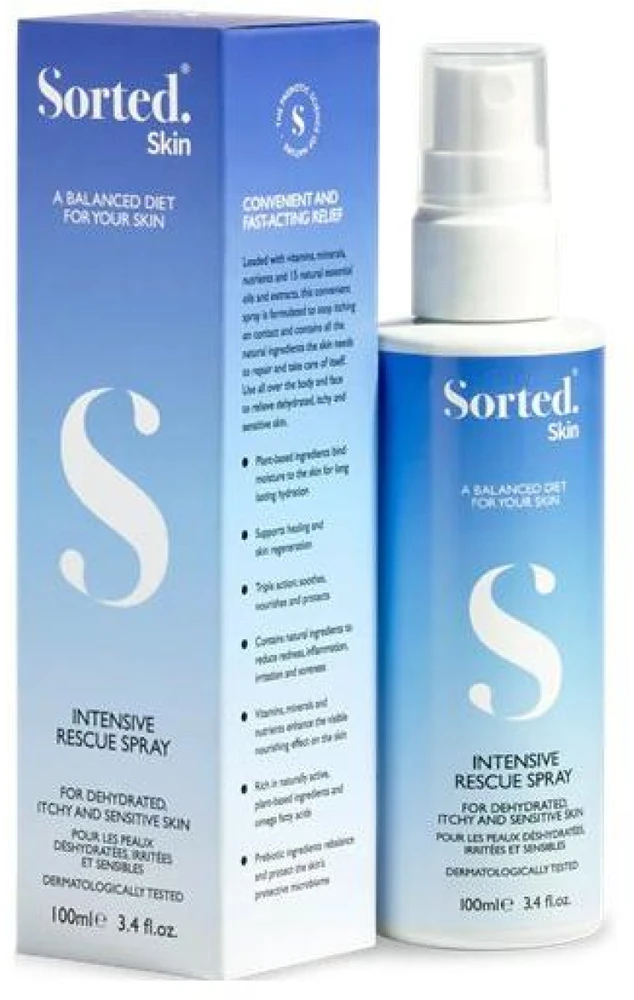 Sorted Skin Intensive Rescue Purškiklis intensyvaus poveikio purškiklis niežtinčiai odai, 100 ml