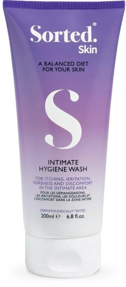 Sorted Skin Intimate Hygiene Wash intymios higienos prausiklis su prebiotikais, 200 ml