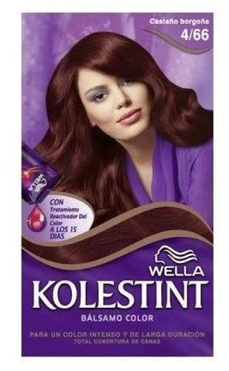 "Wella Kolestint Color Balm" 4,66 rudos spalvos plaukų dažai