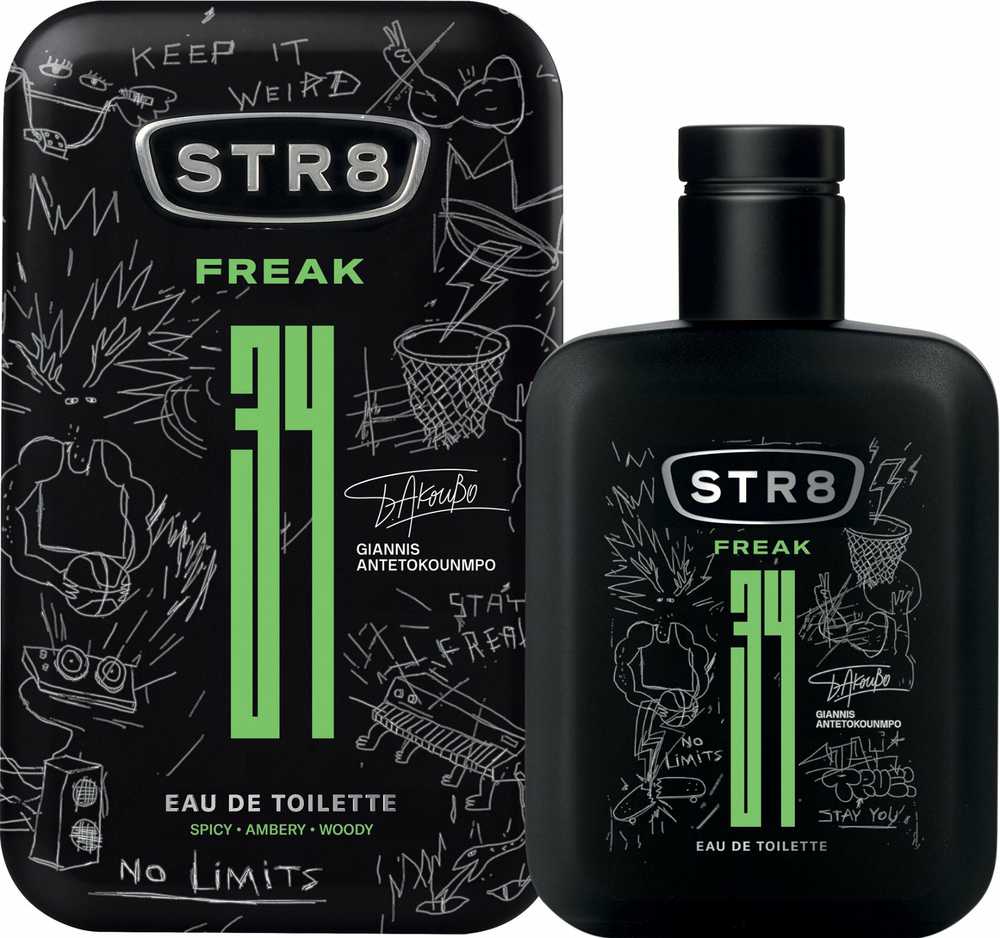STR8 FREAK EDT tualetinis vanduo vyrams, 50 ml