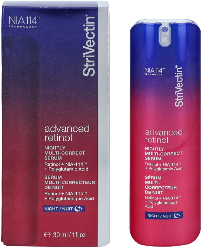 Strivectin Advanced Retinol Nightly Multi-Correct Serum naktinis serumas veidui su retinoliu, 30 ml
