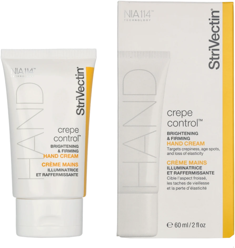 Strivectin Crepe Control Brightening + Firming Hand Kreminis šviesinantis ir stangrinantis rankų kremas, 60 ml