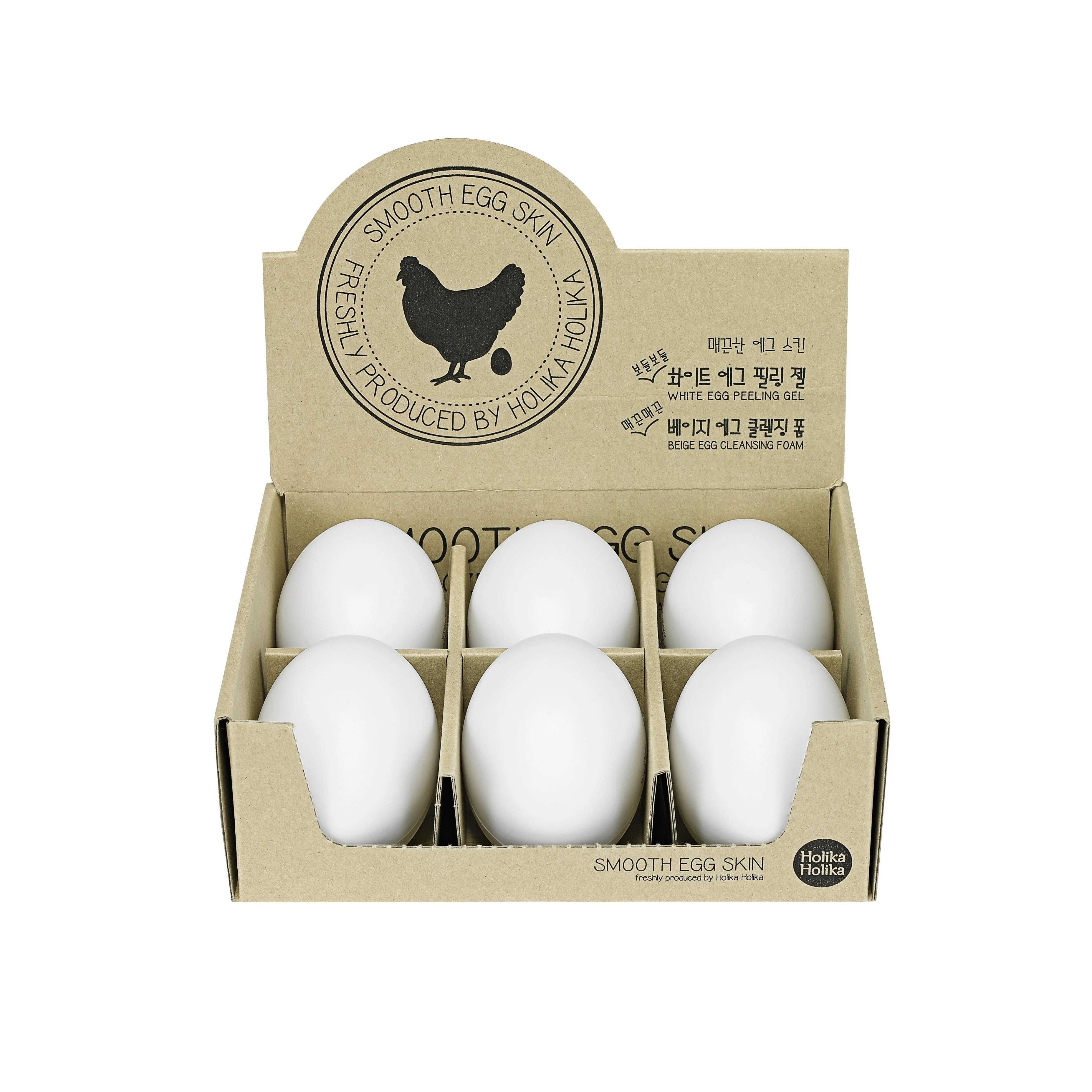 Šveitiklis veido odai Holika Holika Smooth Egg Skin Peeling Gel, 140 ml