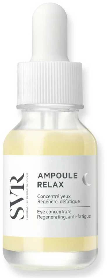 Svr Ampoule Relax Concentrated For Eyes Night naktinis paakių serumas 15ml