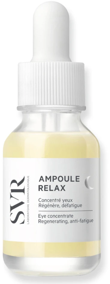 Svr Ampoule Relax Concentrated For Eyes Night naktinis paakių serumas 15ml