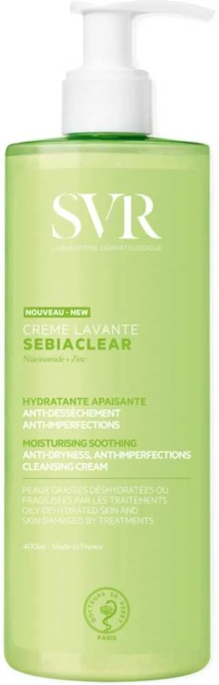 SVR Hydrating valomasis kremas nusilpusiai odai Sebiaclear (Cleansing Kreminis), 200 ml