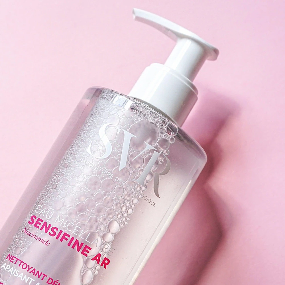 SVR SENSIFINE AR EAU MICELLAIRE, valomasis micelinis vanduo jautriai, rausti linkusiai odai, 400 ml
