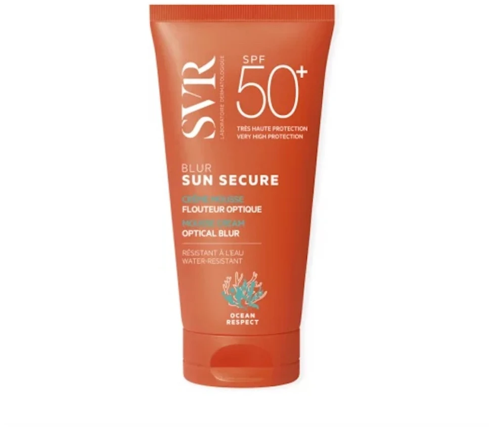 SVR Sun Secure Blur Teinte SPF 50+ tonuojantis veido kremas-putos, 50 ml