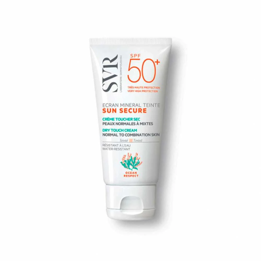 Svr Sun Secure Ecran Mineral Teinte SPF 50+ apsauginis kremas nuo saulės, 50 ml