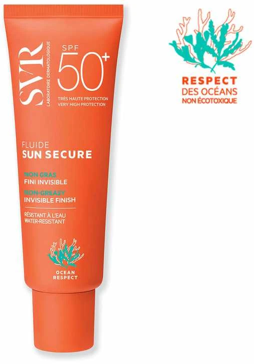 Svr Sun Secure Fluid Spf50+ apsaugos nuo saulės veido kremas 50ml