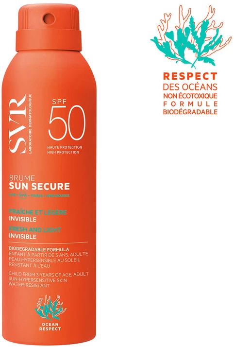 Svr Sun Secure Mist SPF 50 apsauginė dulksna nuo saulės, 200 ml