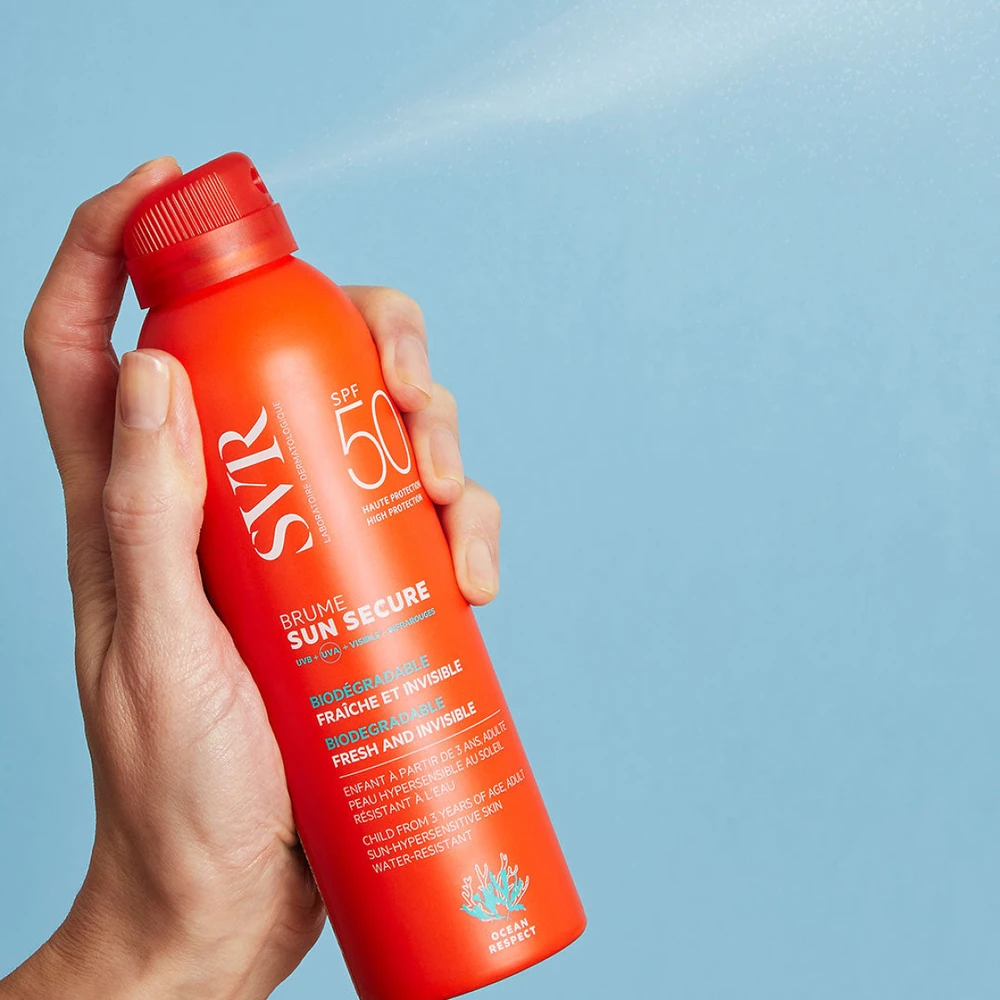 Svr Sun Secure Mist SPF 50 apsauginė dulksna nuo saulės, 200 ml
