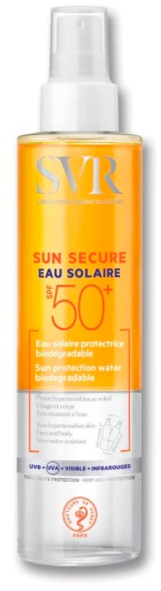 Svr Sun Secure SPF 50+ Solar Vanduo purškiamas dvifazis veido ir kūno vanduo nuo saulės, 200 ml