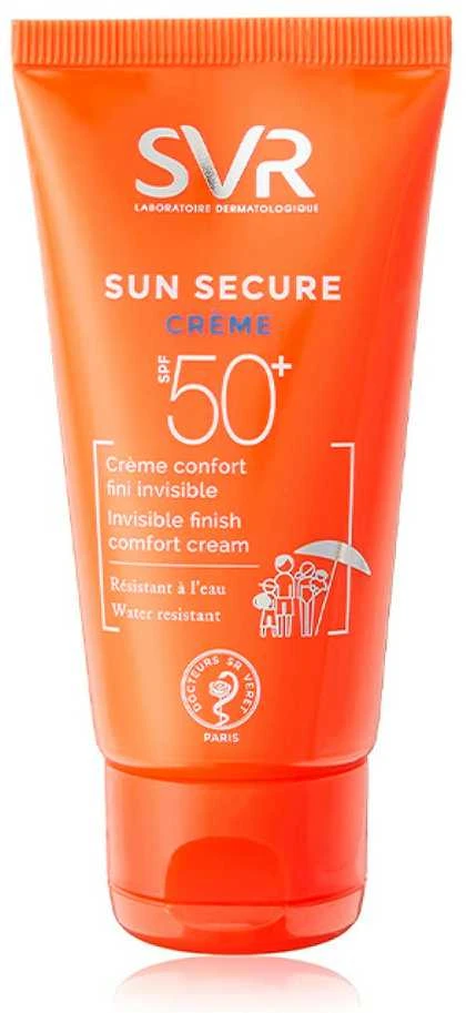 SVR Sun Secure Comfort Kreminis SPF 50+ apsauginis kremas nuo saulės, 50 ml