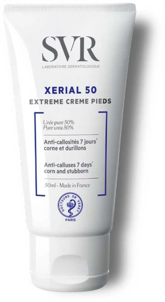 Svr Xerial 50 Extreme pėdų kremas, 50ml