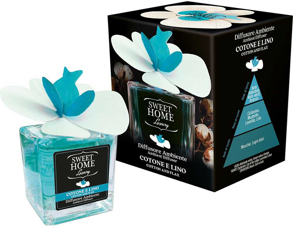 Drėkintuvas Sweet Home Collection Aroma difuzorius Medvilnė ir Linai 150 ml