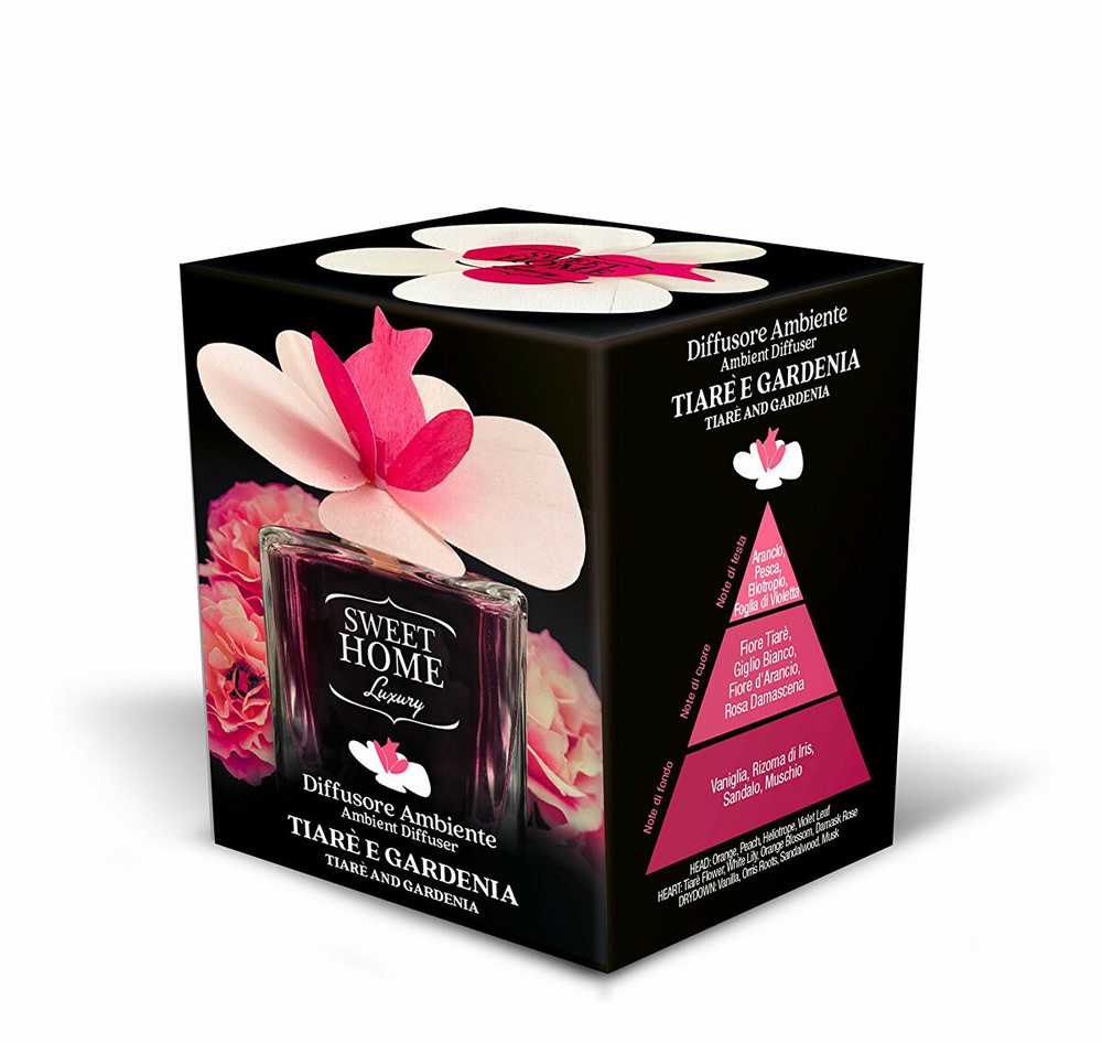 Drėkintuvas „Sweet Home Collection“ kvapiųjų medžiagų kvapiklis „Tiaré and Gardenia“, 150 ml