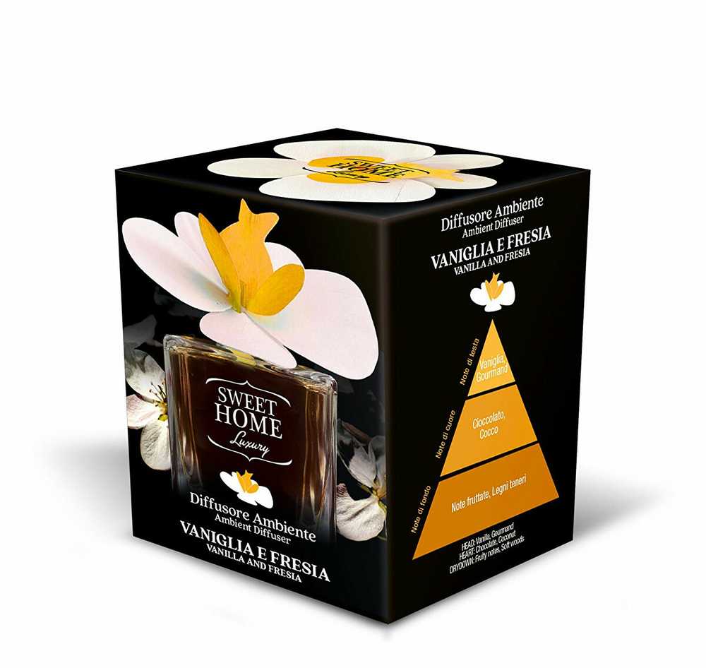 Drėkintuvas Sweet Home Collection Aroma difuzorius Vanilla ir Fresia 150 ml