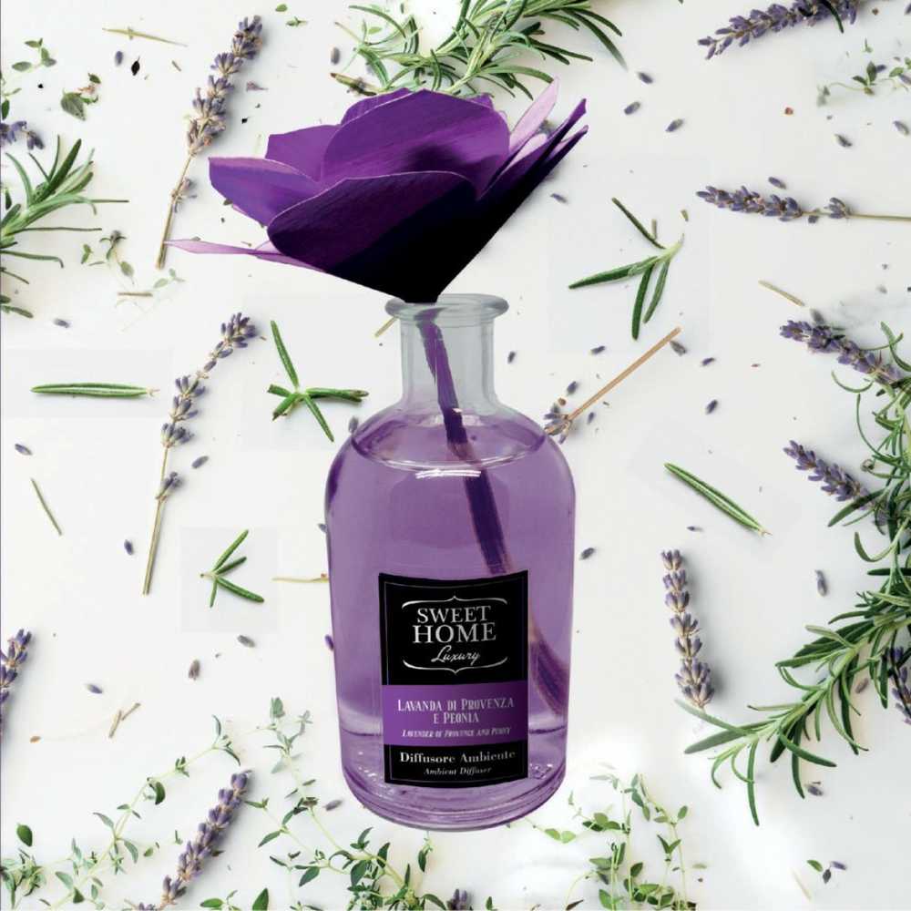 Drėkintuvas Sweet Home Collection Provanso levandų - Bijūnų kvapų difuzorius 250 ml