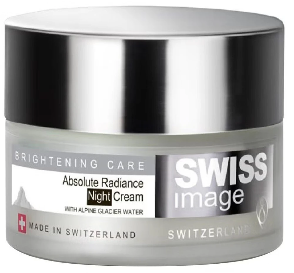Swiss Image Brightening Care Absolute Radiance Night Kreminis Night Skin Kreminis naktinis veido kremas, 50 ml