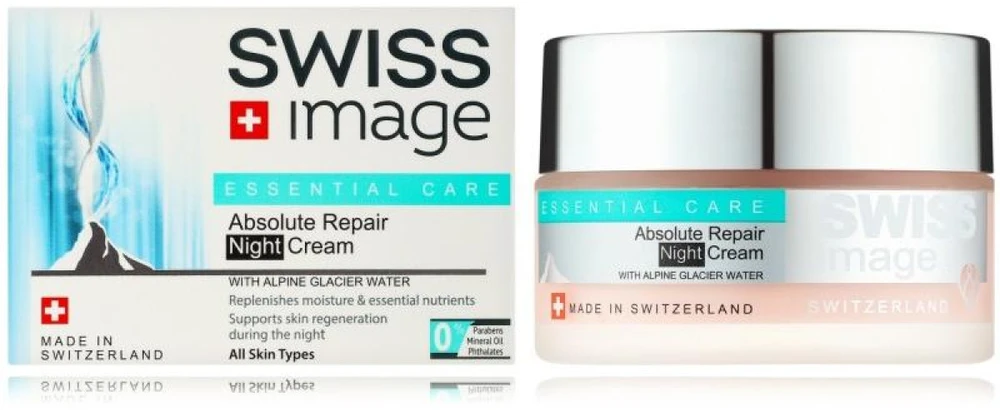 Swiss Image Essential Care Absolute Repair Night Kreminis naktinis veido kremas, 50 ml