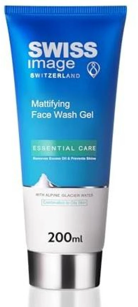 Swiss Image Essential Care Mattifying Face Wash Gel prausimosi gelis riebiai / mišriai veido odai, 200 ml