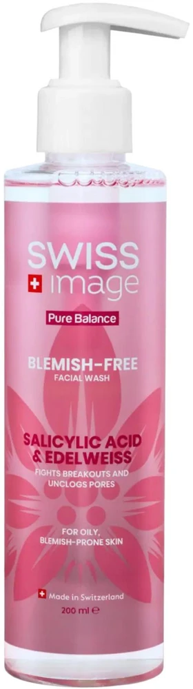 Swiss Image Pure Balance: putrių odai skirta veido valymo priemonė, 200 ml