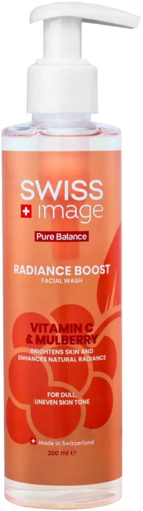 Swiss Image Pure Balance: Radiance Boost prausiklis veidui, 200 ml