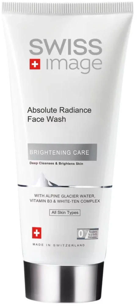 Swiss Image Brightening Care Absolute Radiance Face Wash Cleansing Gel veido prausimosi gelis, 200 ml
