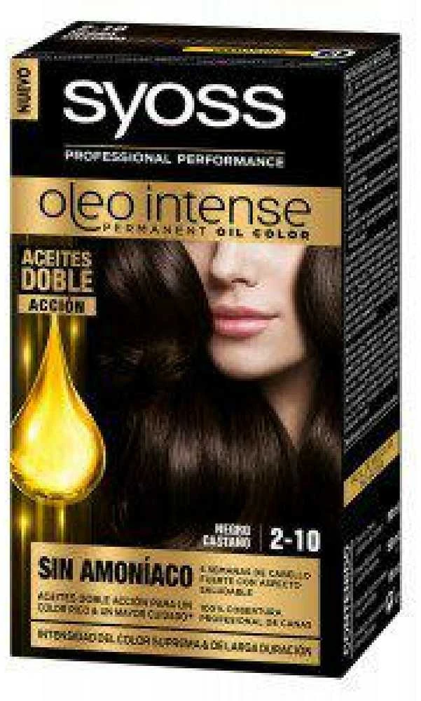 Syoss Olio Intense plaukų dažai 2-10 juodai rudi