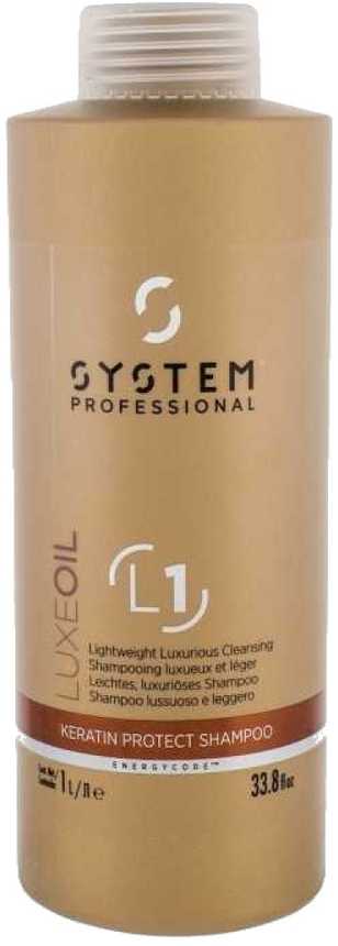System Professional Keratin Protect Šampūnas šampūnas, 250 ml