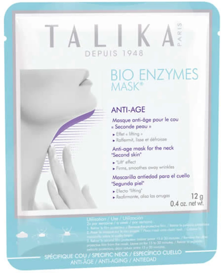 "Talika Bio Enzyme" kaukė kaklui nuo pirmųjų senėjimo požymių 12g