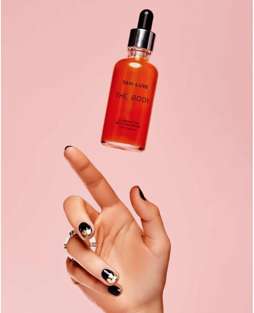 Tan-Luxe The Body Self-Tan Drops Medium / Dark savaiminio įdegio lašai kūno odai, 50 ml