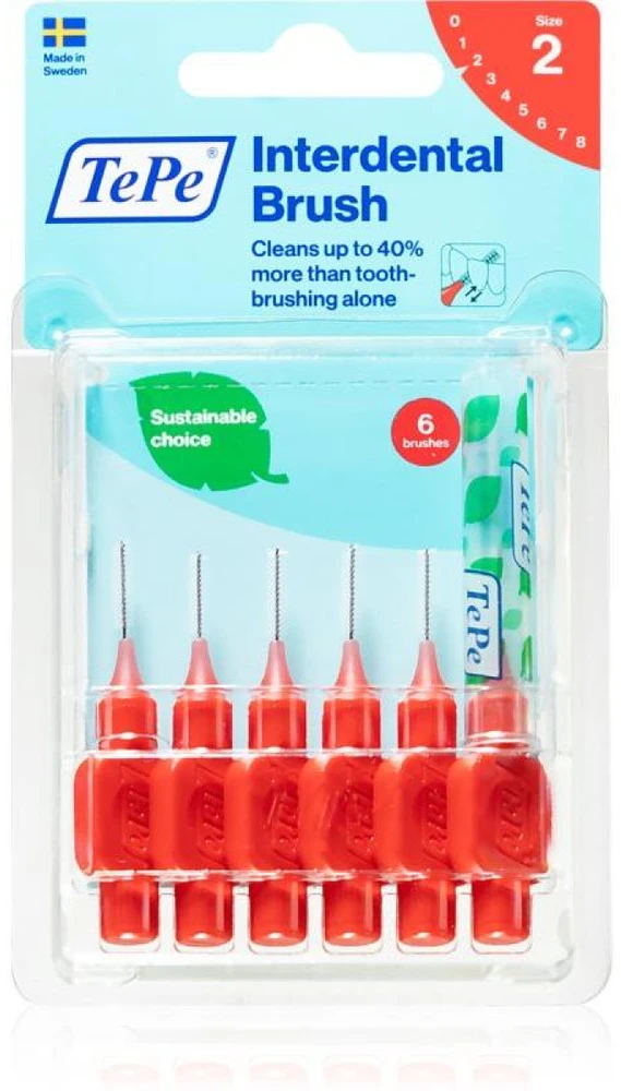 TePe Interdental 0,5 mm tarpdančių šepetėliai, 6 vnt.