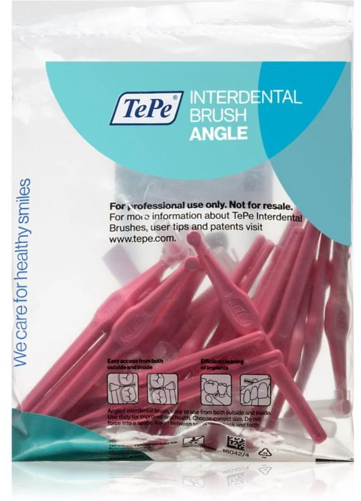 TePe Interdental Angle 0,4 mm tarpdančių šepetėliai, 25 vnt.