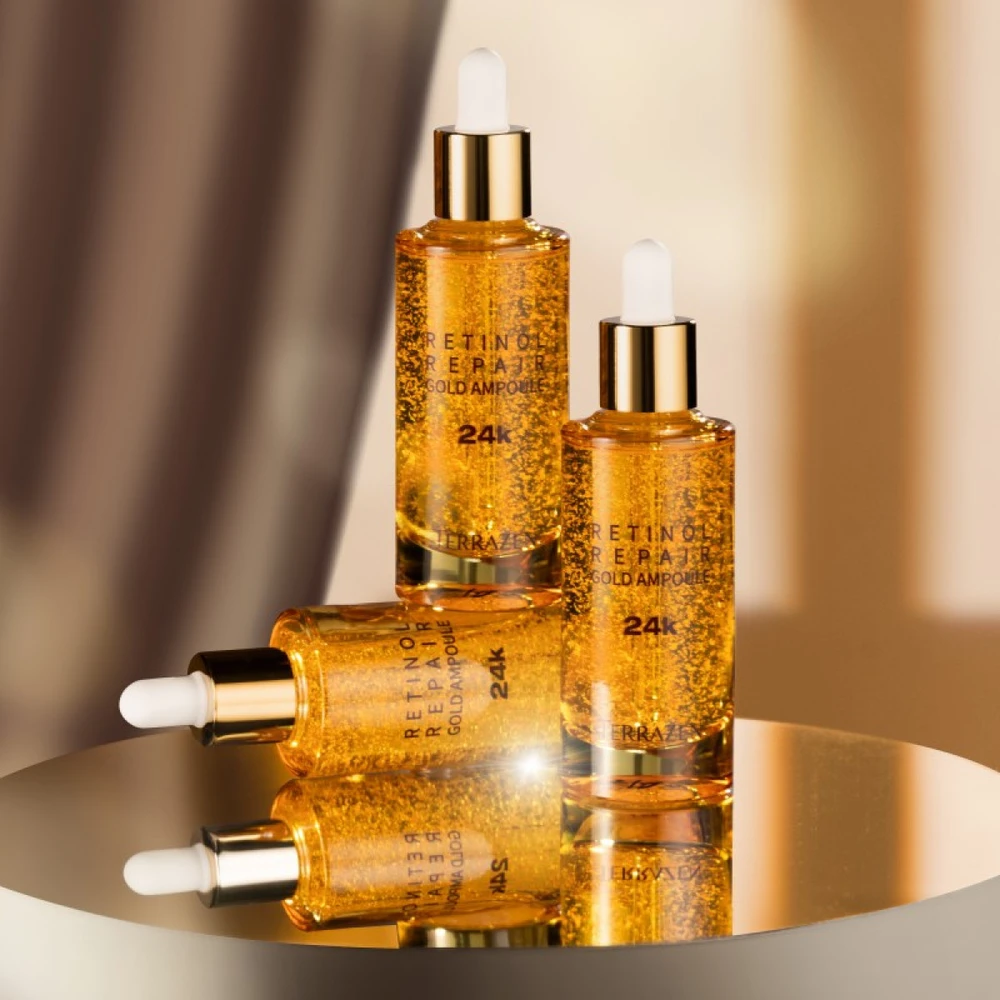 Terrazen Retinol Repair Gold Ampoule stangrinantis serumas brandžiai veido odai, 50 ml