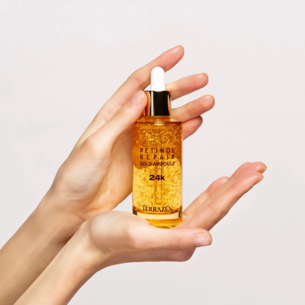 Terrazen Retinol Repair Gold Ampoule stangrinantis serumas brandžiai veido odai, 50 ml