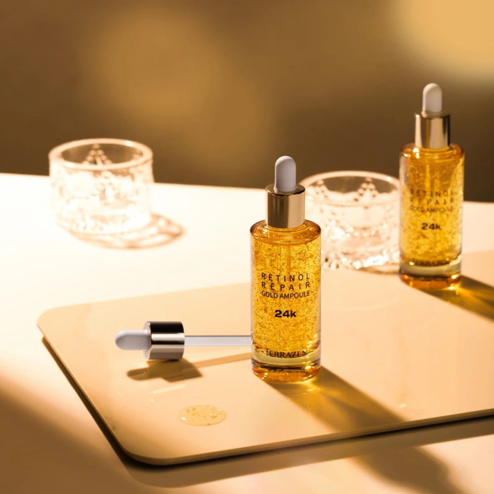 Terrazen Retinol Repair Gold Ampoule stangrinantis serumas brandžiai veido odai, 50 ml