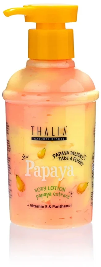 Thalia Natural Beauty Papaya Hydrating & Refreshing Daily Losjonas kūnui For Hands & Body, 250 ml