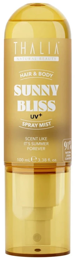 Thalia Natural Beauty Sunny Bliss UV+ Scented Purškiklis For Women, 100 ml